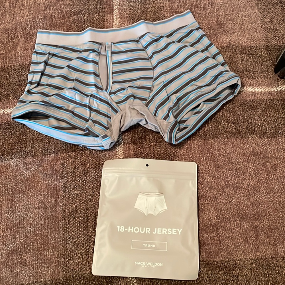 Mack Weldon mens medium 18 hour jersey trunk underwear